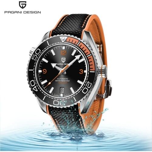 PAGANI DESIG Luxury Mens Mechanical Watch 42MM Sapphire Glass100M Waterproof Sports Clock Stainless Steel Automatic Wrist watch