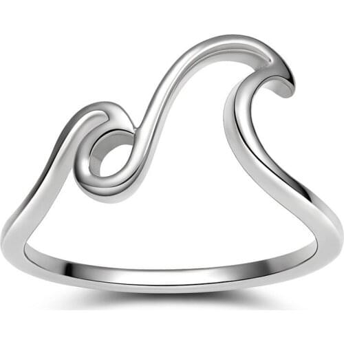 EAMTI Women 925 Sterling Silver Ring Wedding Engagement Fashion Special Flame Design Ring Jewelry Anillo De Plata Anello