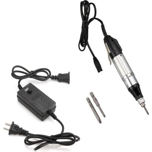 DC Powered Electric Screwdriver 800 + Small Power Supply + 2 Bits Hand Tools YKS