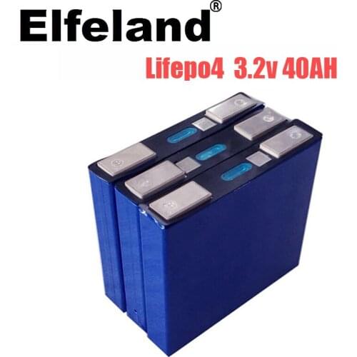 Elfeland 4pcs 3.2V 40AH lithium iron phosphate battery 8C fast charge fish fish machine electric car battery