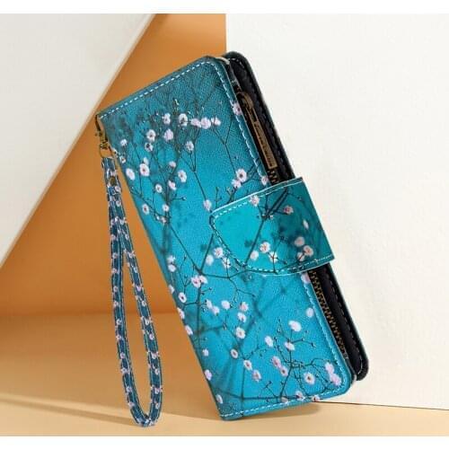 Zipper Wallet Leather Case For OPPO A12E A3S A5 A5X A92 A9 A81 A72 A52 A5 A31 2020 Card Slot Flip Stand Cover