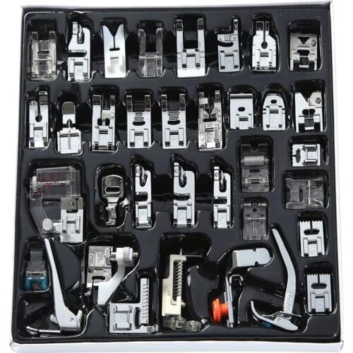 35pcs Home/Domestic Sewing Machine Feet Presser Sewing Machine Foot Sewing Accessories&Prop Kits For Brother Singer Janome