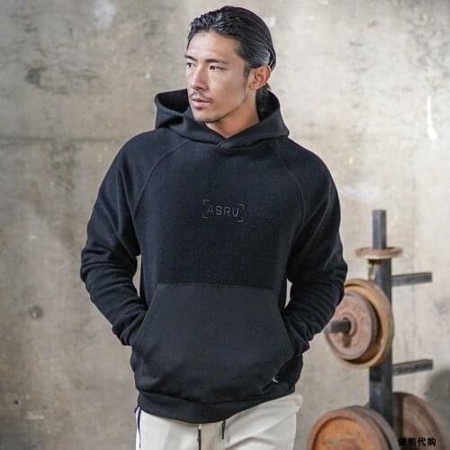 Mens Fall/Winter Fleece Hoodies Sports Casual Sweater Solid Color Loose Pullover Large Size Hooded Jacket sweters deportivos