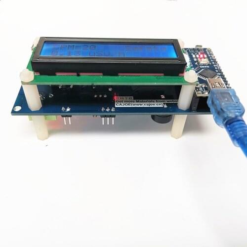 DIY Geiger Counter Kit Module Nuclear Radiation Detector with LCD Display Radiation Dosimeter Electromagnetic Radiation Detector
