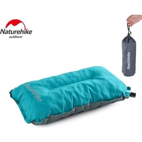 NatureHike Inflatable Camping Travel Pillow Compact Inflating air pillow provides ergonomic support for a great night’s sleep