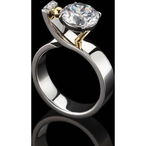 New Fashion Finger Ring Gold Silver Open Adjustable Rings For Women Girls Jewelry Wedding Band Engagement Rings Jewelry Gifts