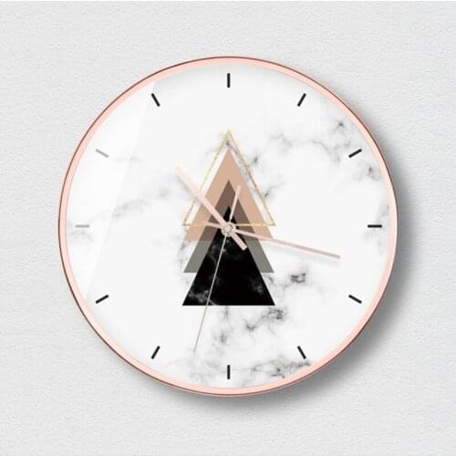 New 3D Wall Clock Abstract Marble Digital Wall Clock Modern Design Luxury 12/14inch Wall Watch For Home Decor Silent Duvar Saati