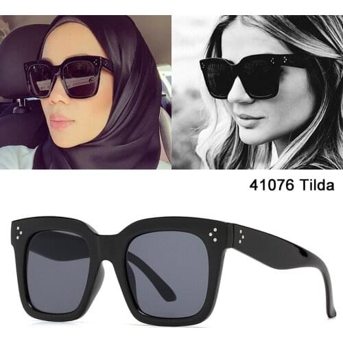 New Fashion Style Three Dots Sunglasses Women Gradient Brand Design Vintage Square Sun Glasses Oculos De Sol