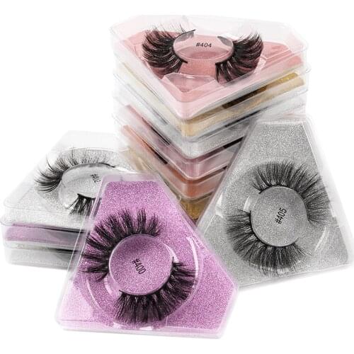 New 10/30/50/100/200 pairs wholesale eyelashes natural soft 3d mink eyelashes diamond false eyelash packaging make ups faux cils