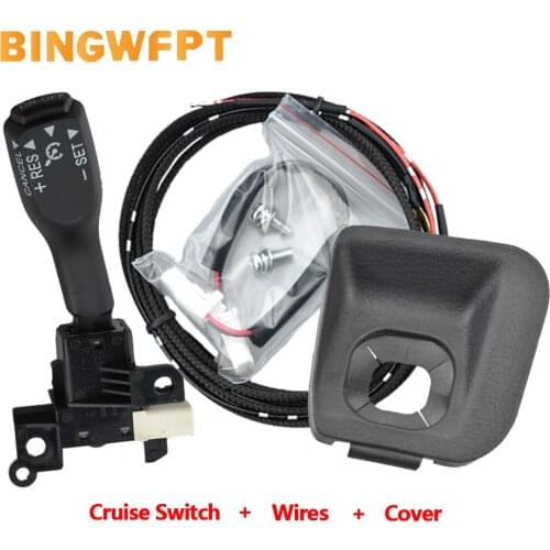 New Cruise Control Switch + Black dust cover + wire + Screw 45186-0P020-C0 451860P020C0 For Toyota Reiz 2005-2010