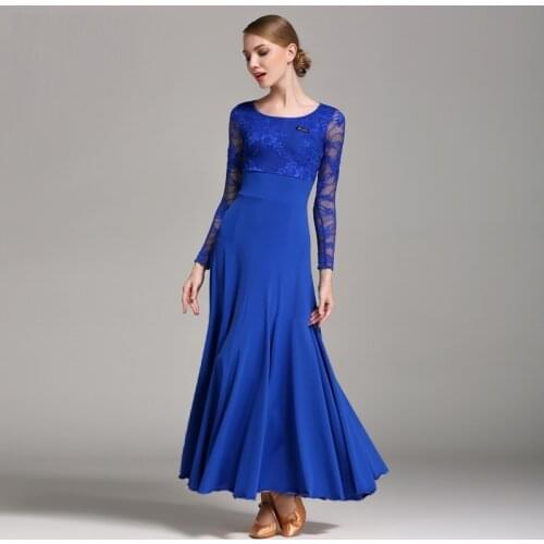 Latin Dance Dresses Ladies Skirts Present Women Vintage Ballroom Waltz Dresses Professional Skirts Womens Dresses B-6068