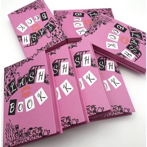 NEW Design Eyelash five pairs Packaging Box Wholesale Lashes Boxes Empty Eyelash Package Boxes Case 8-25mm Lashes Rectangle Box