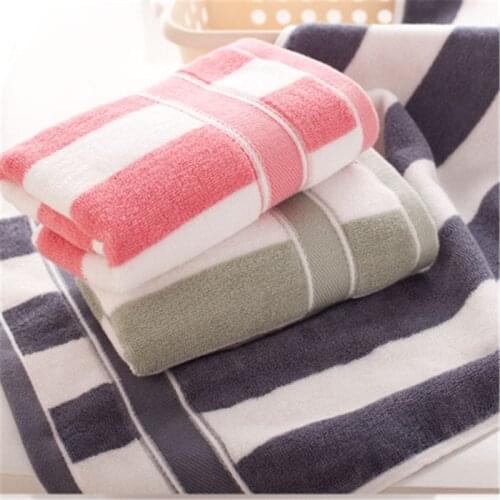 SBB direct deal Special Offer Whole cotton face Towel 32 strands of cotton dobby single Vertical stripe towel highly absorbent