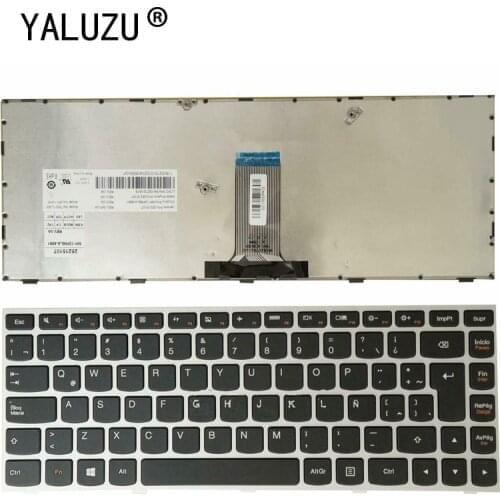SP Layout Keyboard FOR LENOVO G40 G40-70 G40-80 PK130TG1A15 Silver frame