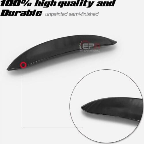 Car-styling OEM Type Fiberglass Rear Spoiler FRP Trunk Splitter Fiber Glass Roof Wing Lip Tuning Part Fit For Mini R56 Cooper S