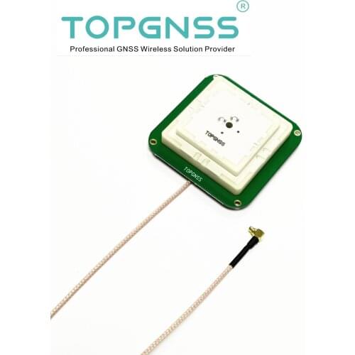 TOPGNSS MMCX ConnectoAN506G NEW High-precision internal GNSS antenna RTK Drone Base station gnss antenna For ZED-F9P gps antenna