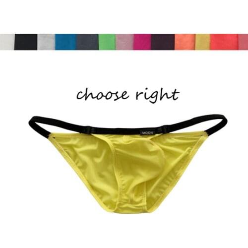 New Mens Briefs Ice Silk Underwear Solid Intouch Multies Colors Mans Daily Brief White Yellow Black Red High Quality 2Pcs/set