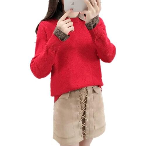 Женские вязаные пуловеры UVRCOS China At AliExpress