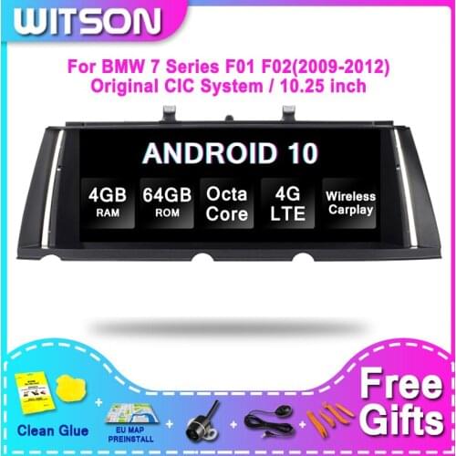 WITSON BMW BIG SCREEN Android 10.0 For BMW 7 Series F01 F02(2009-2012) CIC 4G RAM 64GB ROM CAR RADIO
