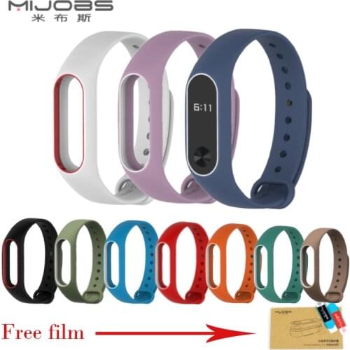 Xiaomi mi band 2 Strap Belt Silicone Colorful Wristband for Mi Band 2 Smart Bracelet for Xiaomi Mi Band 2 Strap Accessories