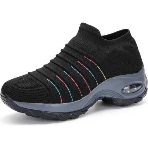 2020 Women Platform Sneakers Spring ladies Wedges Casual Shoes Women Trainers Comfortable Femme Height Increasing Woman Shoes