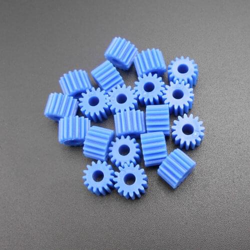 20PCS 0.5M 15T Blue Plastic Spur Gear 0.5 Modulus 15 Teeth Aperture 3.17mm 3.175MM T=15 6MMX8.4MM POM Gears 15T3.17MM *FD496X20