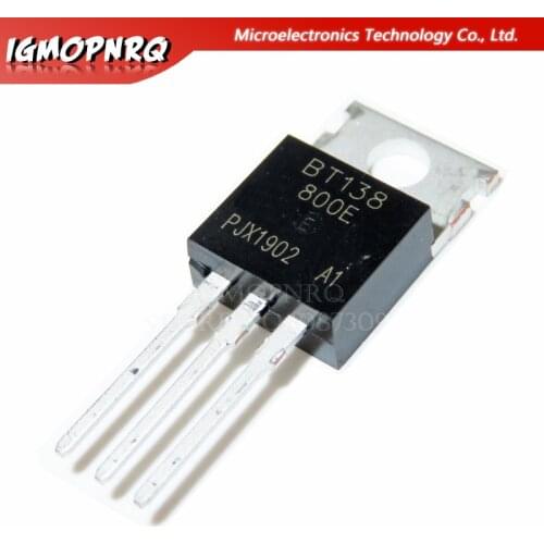 10pcs BT138-800E BT138 BT138-800 800V 12A Triacs RAIL TRIAC TO-220 new original