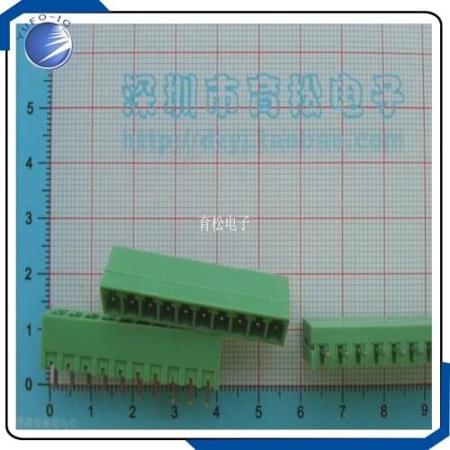 10PCS/LOT Straight pin socket KF2EDG3.81 10P connector spacing 3.81MM 300V8A 10