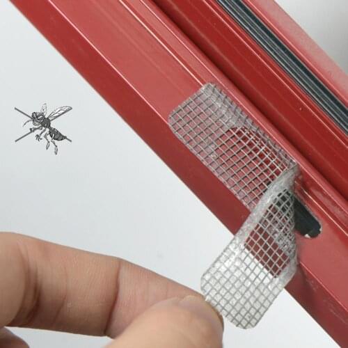 10Pcs Window Patches Anti Mosquito Fly Bug Insect Screen Self-adhesive DIY Professional Fly Screen Repair Patches for Household