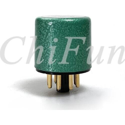 2pcs E25 600Ω:600Ω Permalloy transformer RCA input RCA output Audio isolator Tube octagonal pin