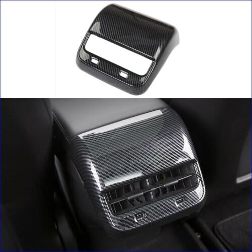 Rear exhaust air outlet decorative frame modification accessories are not easy to scratch for Tesla Model 3