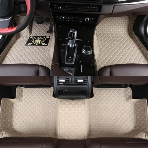 Car floor mats For nissan qashqai j10 primera p12 patrol y61 almera classic juke g15 teana j31 x trail rugs carpet accessories