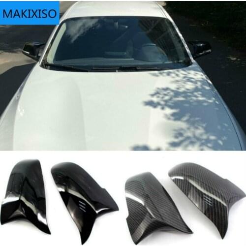 Decor Rearview Mirror Cover Cap For BMW F10 F11 2014-2017 Exterior ABS