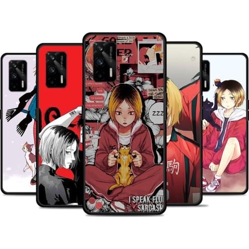 Kozume Kenma Haikyuu Anime For Realme 8 GT Neo Flash Edition Explorer Master Q3 Pro Narzo30 C21 C20 C11 C20A C21Y Phone Case