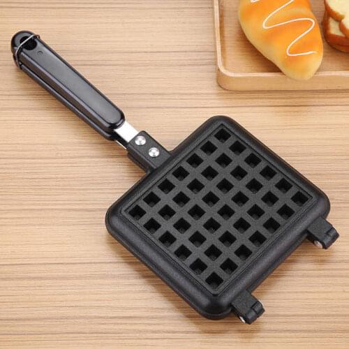Non-Stick Waffles Maker Machine Kitchen Waffle Machine Breakfast Egg Cake Maker Gas Baking Cake Mold Pan Oven DIY Muffins Plate