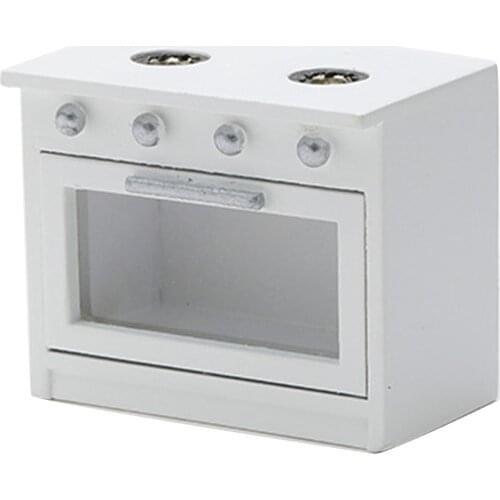 Mini Furniture Play Simulation Kitchen Gas Stove Model Toy for Doll House Decor