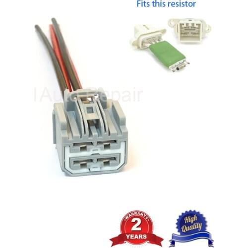 Heater Blower Motor Fan Resistor Wiring Harness Loom for Ford Fiesta Focus Mondeo Galaxy Kuga 1325972 1206927 1253185