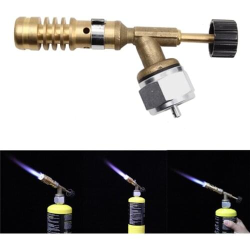 Useful Blowtorch Copper Flame Butane Gas Burners Gas Torch Flame Tool Lighter Heating Welding For Outdoor Camping BBQ