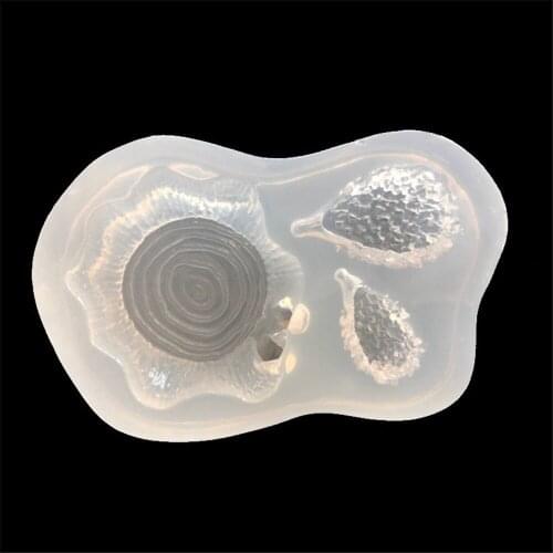 Transparent Silicone Mould Resin Decorative Craft DIY 3D Stump Type Epoxy Resin Molds for Jewelry
