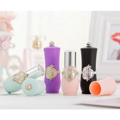 Mini Empty Lipstick Tubes DIY Lip Balm Tools Homemade Lipstick Containers Empty Cosmetic Tube Pink Black Purple Green 20pcs/lot