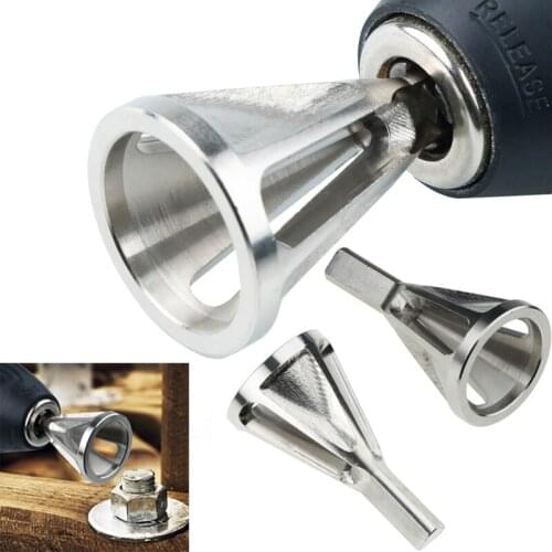 Silver Deburring External Chamfer Tool Drill Bit Remove Screw Stainless Steel Car Tire Repair Tools Burr Grinding
