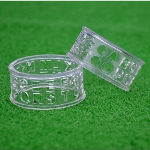 Letter Pattern Golf Ball Liner Marker Template Drawing Alignment Tool Gadget Putting Aids Letter Transparent Tool