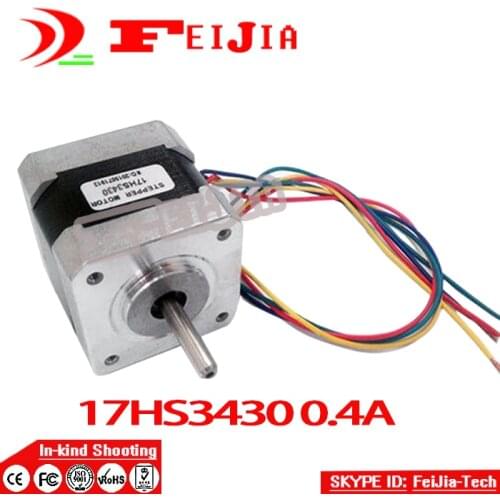 Best selling 42BYGH 4-lead Nema17 Stepper motor 0.4A (17HS3430) for XYZ 42 motor 17 Nema DIY 3D printer accessories