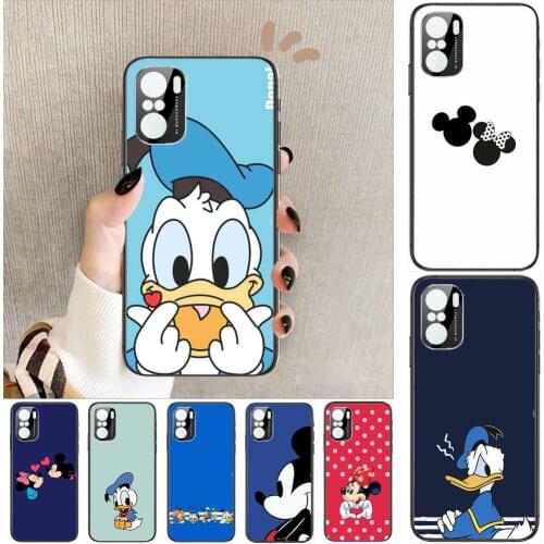Lovely cartoon phone cover case disney Phone Case For xiaomi redmi POCO F1 F2 F3 X3 Pro M3 9C 10T Lite NFC Black Cover Silicone