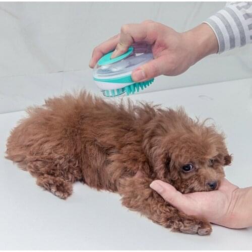 Pet Dog Cat Bath Brush Hair Fur Grooming Massaging Cleaning Tools Pets Washing Brush