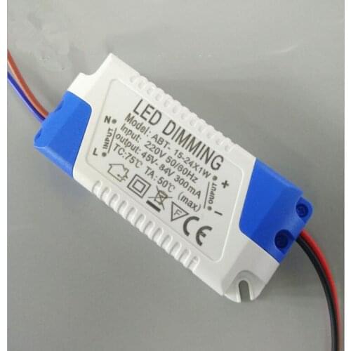 AC220V Dimming Driver LED Ceiling Light 15W 18W 21W 24W Outside Dimmable Drive X10
