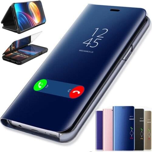 Smart Mirror Flip Case For Huawei P20 Lite P30 P40 Pro Mate 20 Lite Cover On Honor 20 9X 8X 10 9 lite 7A 8A 10i Y6 Y7 Y5 P Smart