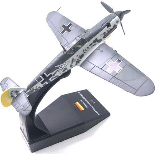 1/72 Scale Germany BF109F-4 Fighter WWII Military Aircraft Alloy Aircraft Planes Metal Fighter Military Model Toy