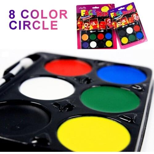 1pc 8 Colors Body Paint Pigments Art Painting Color Fancy Paint Party Halloween Fancy Carnival Supplies