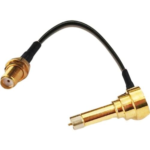 10pcs MS156 MS-156 Plug Male To SMA Female Test Probe RG174 RF Coax Pigtail Cable Leads 10/15/20/30/50cm